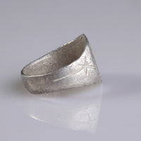 Medieval Silver Ring with Eagle Motif – “Hadric” (13th–15th c. AD) – EU 59 / US 8.75 Aurora Antiqua