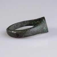 Late Medieval Bronze Signet Ring with Christian Motif – “Osman” (14th–16th c. AD) – EU 76 / US 15.5 Aurora Antiqua