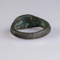 Late Medieval Bronze Signet Ring with Christian Motif – “Osman” (14th–16th c. AD) – EU 76 / US 15.5 Aurora Antiqua