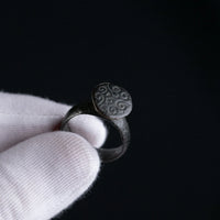 Medieval Bronze Military Seal Ring – “Adalric” (11th–13th c. AD) – EU 59 Aurora Antiqua