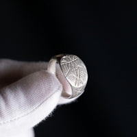 Medieval Silver Ring with Eagle Motif – “Hadric” (13th–15th c. AD) – EU 59 / US 8.75 Aurora Antiqua