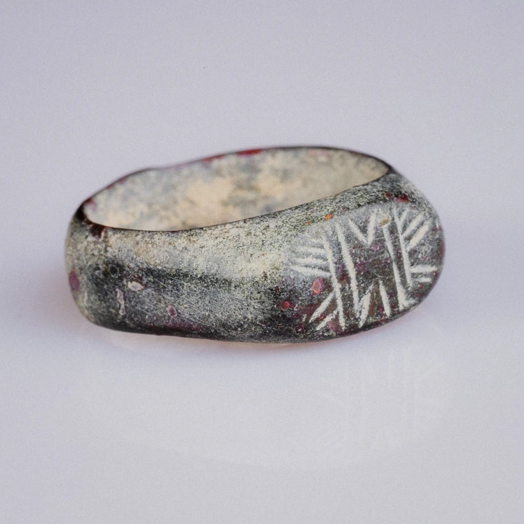 Late Roman Bronze Ring 'Solinus' (3rd-5th CE) EU 49/US 5