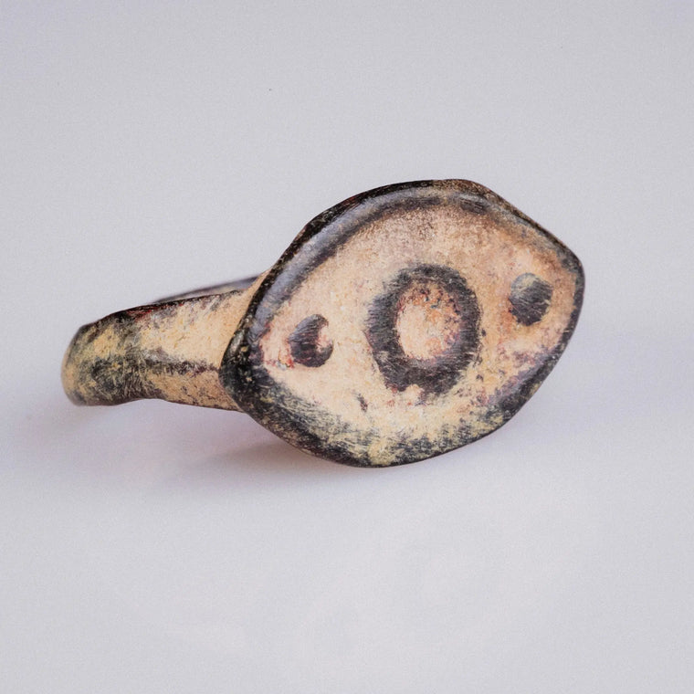 Late Roman Bronze Ring 'Tutela'