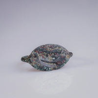 Roman Provincial Bronze Signet Ring with Figural Scene – “Aurelianus” (1st BCE–2nd CE) – EU 63 / US 10.5 Aurora Antiqua