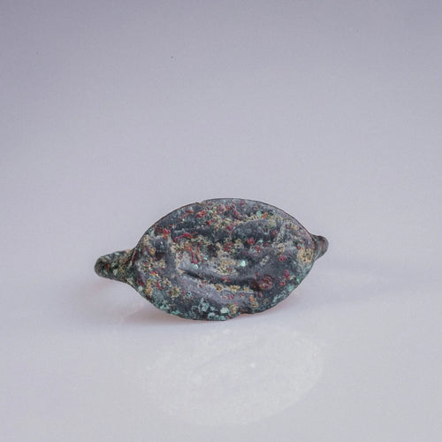 Roman Bronze Signet Ring 'Aurelianus' (1st BCE-2nd CE) EU 63/US 10.5