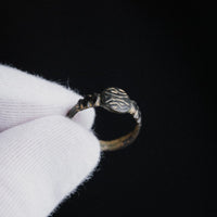Late Roman Bronze Ring with Apotropaic Motif – “Praesidium” (3rd–5th CE) – EU 51 / US 5.75 Aurora Antiqua