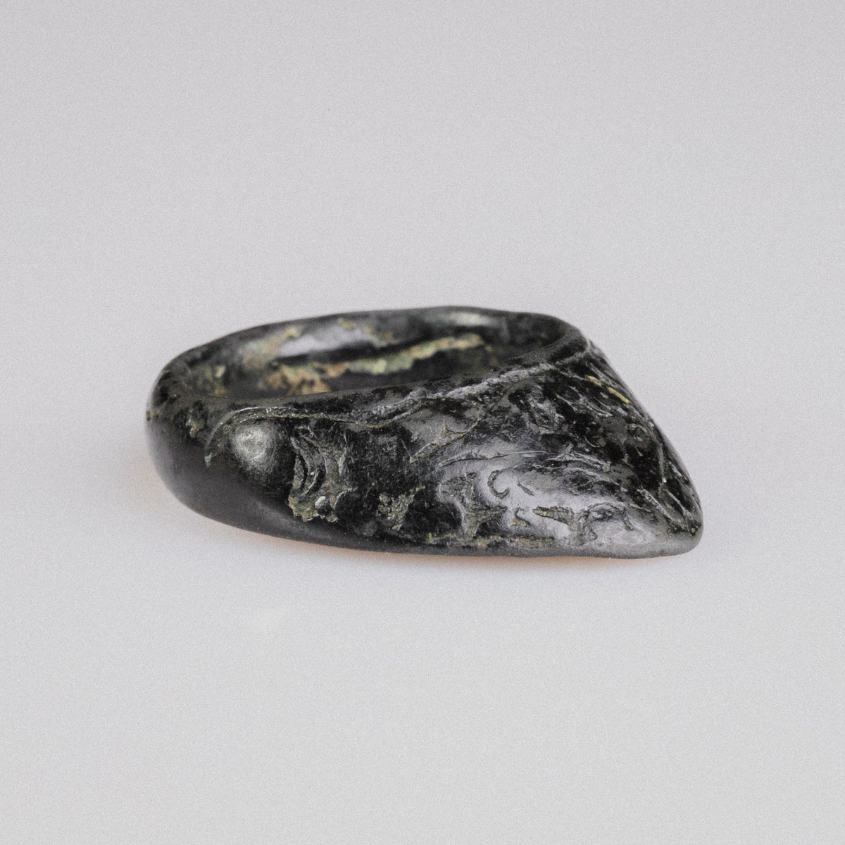 Medieval Bronze Archer's Thumb Ring – 'Sagitta' (11th–12th CE)