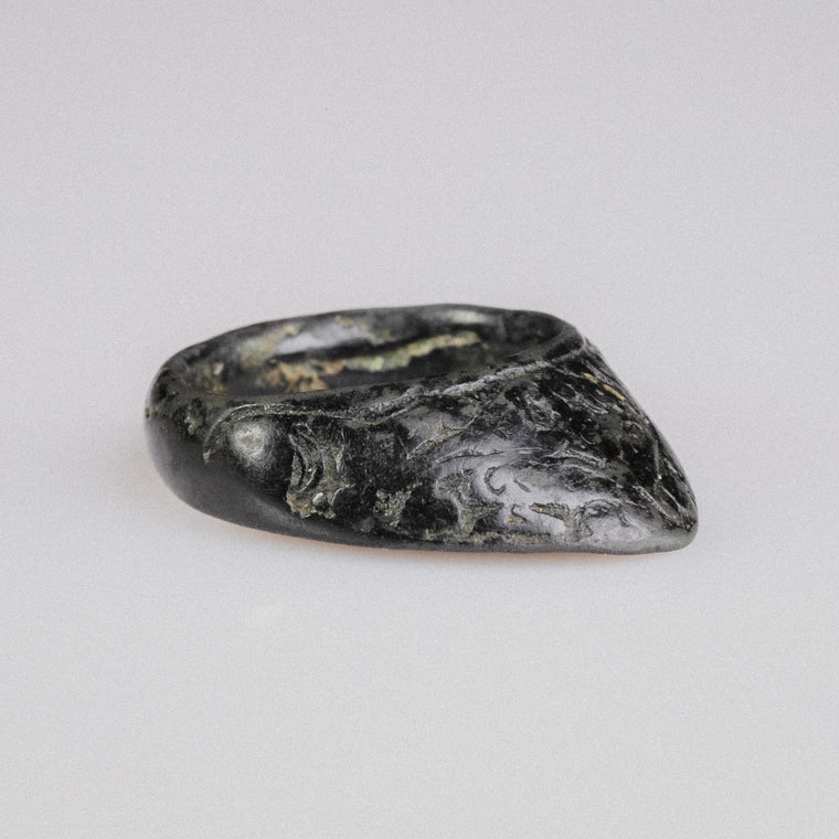 Medieval Bronze Archer's Ring 'Sagitta' (11th-12th CE) EU 67/US 12