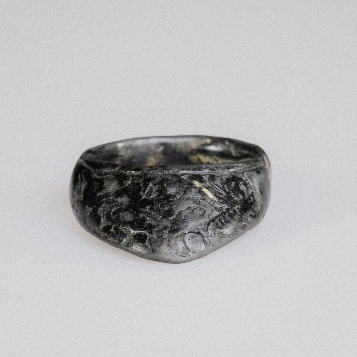 Medieval Bronze Archer's Thumb Ring – 'Sagitta' (11th–12th CE) — view 6