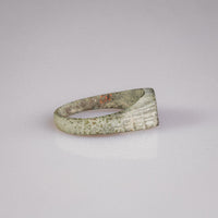Medieval Bronze Flower Seal Ring – 'Florinus' (11th–13th CE) — view 3