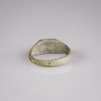 Medieval Bronze Flower Seal Ring – 'Florinus' (11th–13th CE) — view 4