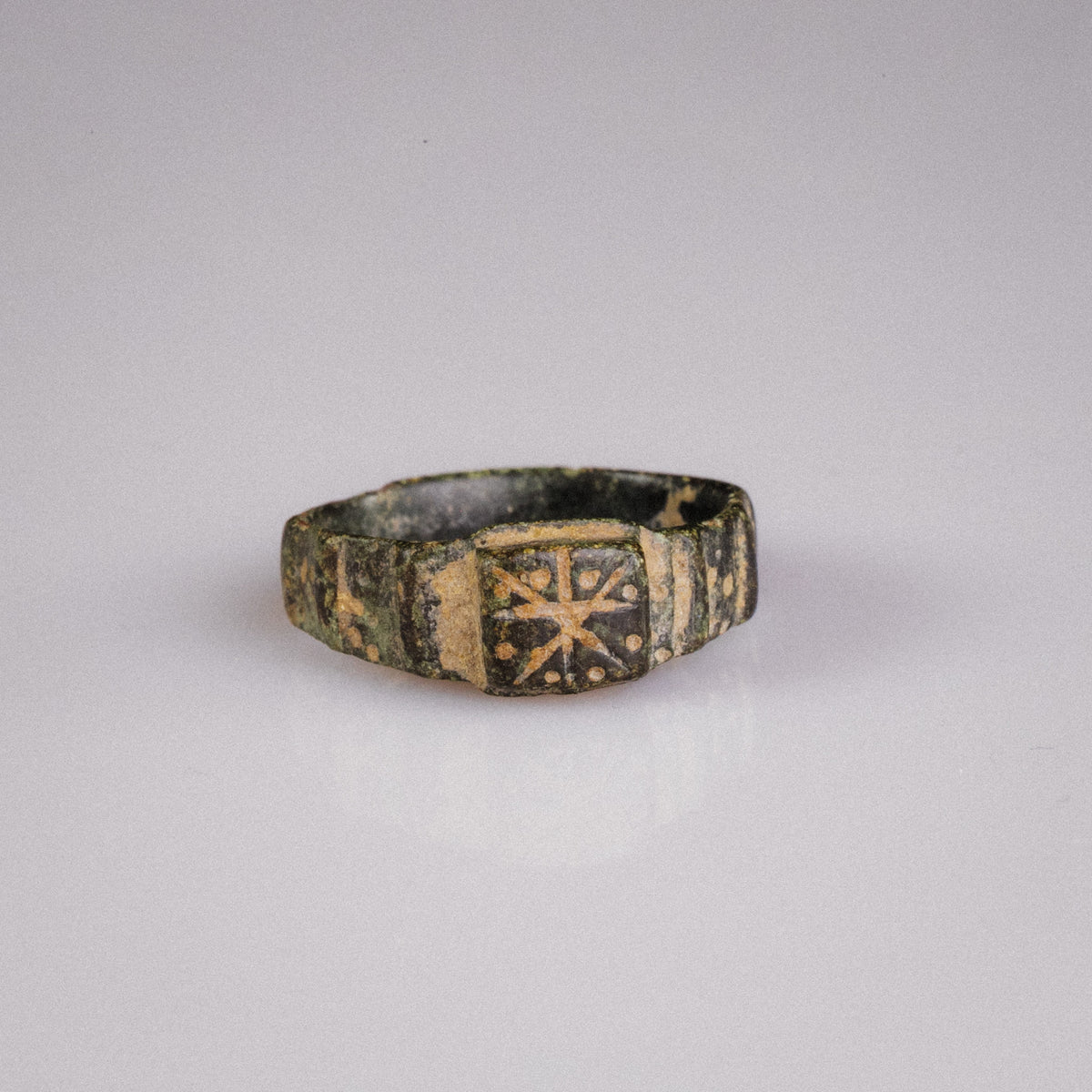 Medieval Bronze Military Seal Ring – 'Bellator' (11th–13th CE)