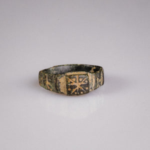 Medieval Bronze Military Seal Ring – 'Bellator' (11th–13th CE)