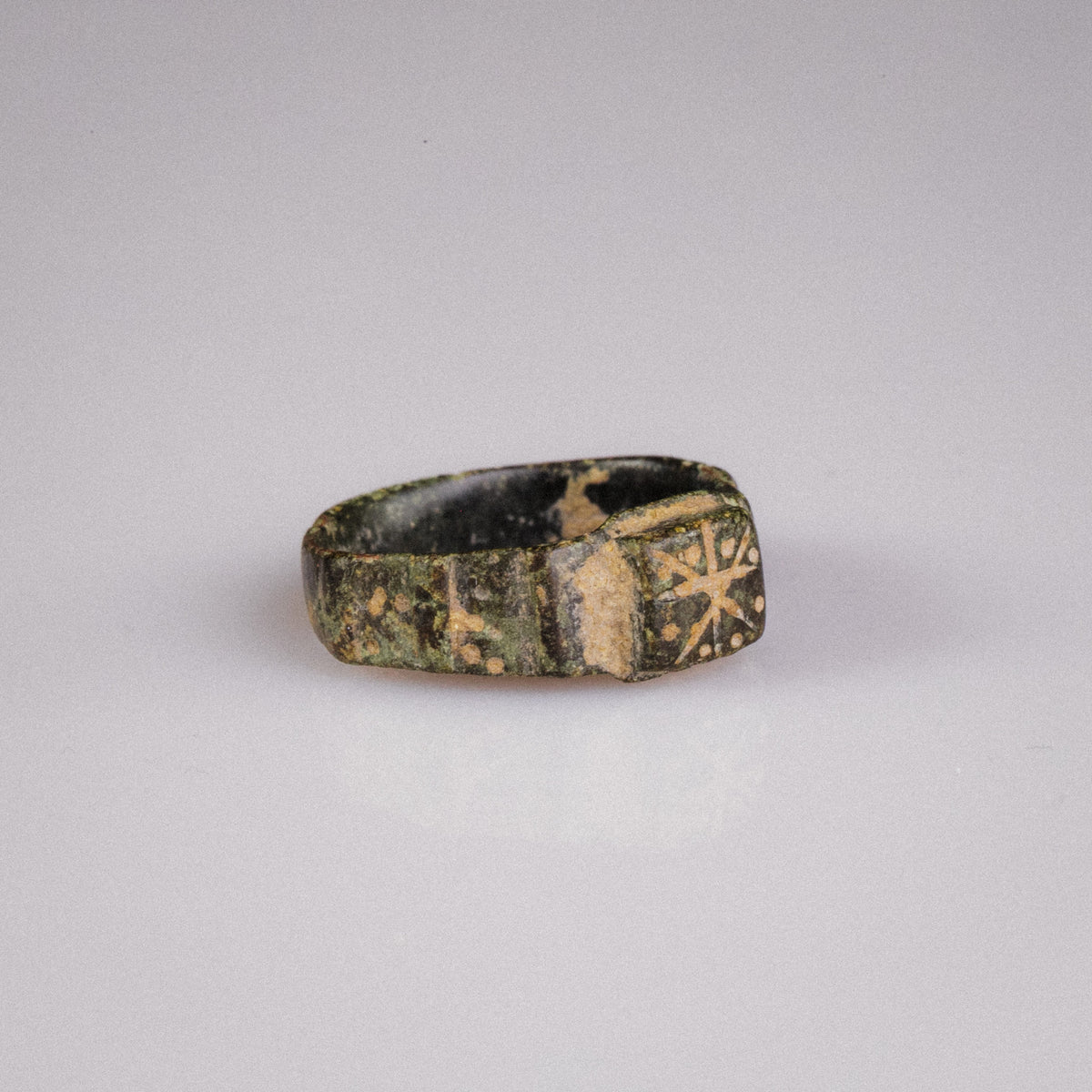 Medieval Bronze Military Seal Ring – 'Bellator' (11th–13th CE) — view 2