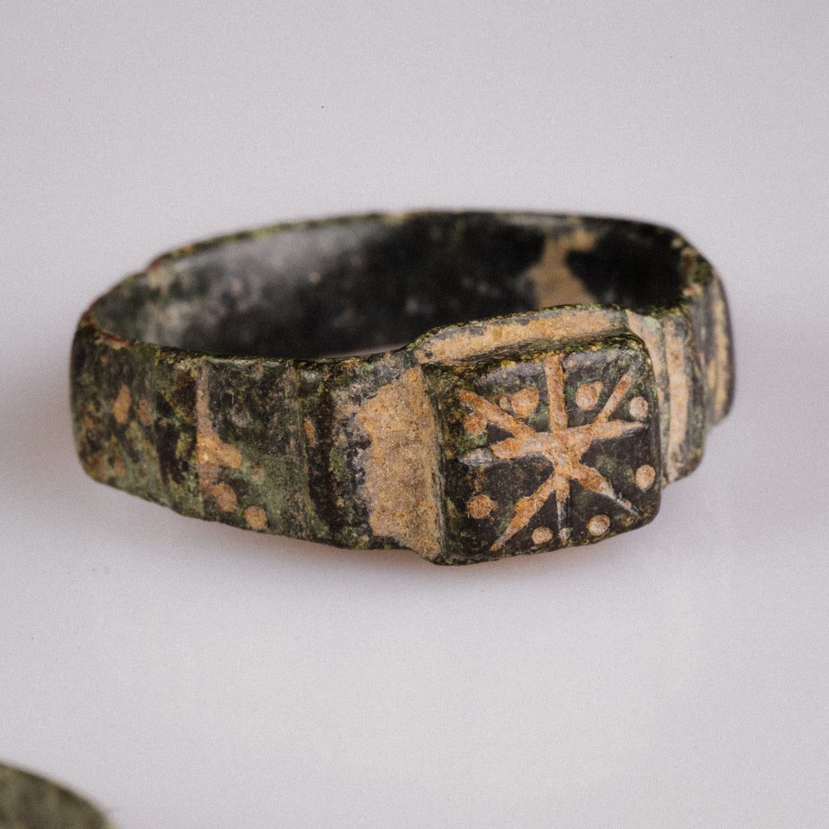 Medieval Bronze Military Seal Ring – 'Bellator' (11th–13th CE) — view 7