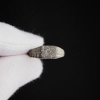 Medieval Bronze Flower Seal Ring – 'Florinus' (11th–13th CE) — view 9