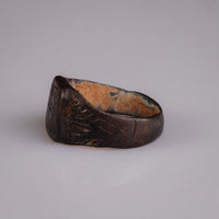 Medieval Bronze Geometric Signet Ring – 'Intercisus' (9th–13th CE) — view 5