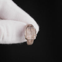 Late Medieval Silver Signet Ring with Plain Bezel – 'Modestus' (14th–16th CE) — view 9