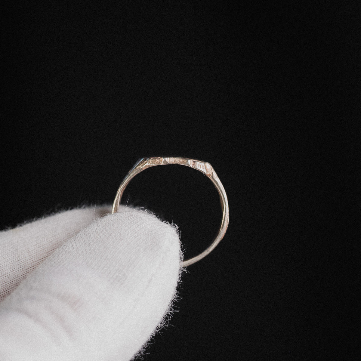 Late Medieval Silver Signet Ring with Plain Bezel – 'Modestus' (14th–16th CE) — view 10