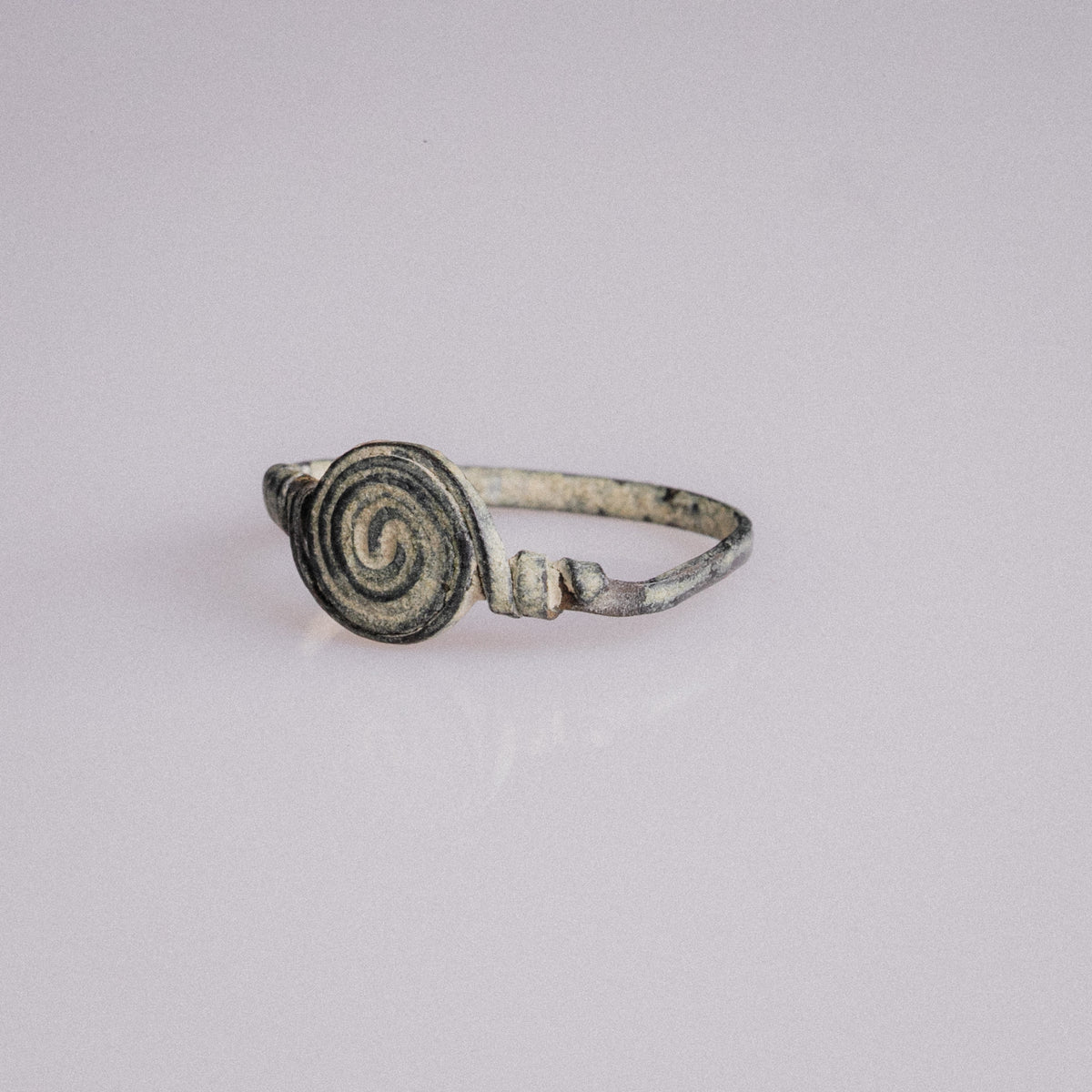 Roman Bronze Ring with Spiral Bezel – 'Spiralis' (1st–3rd CE) — view 6