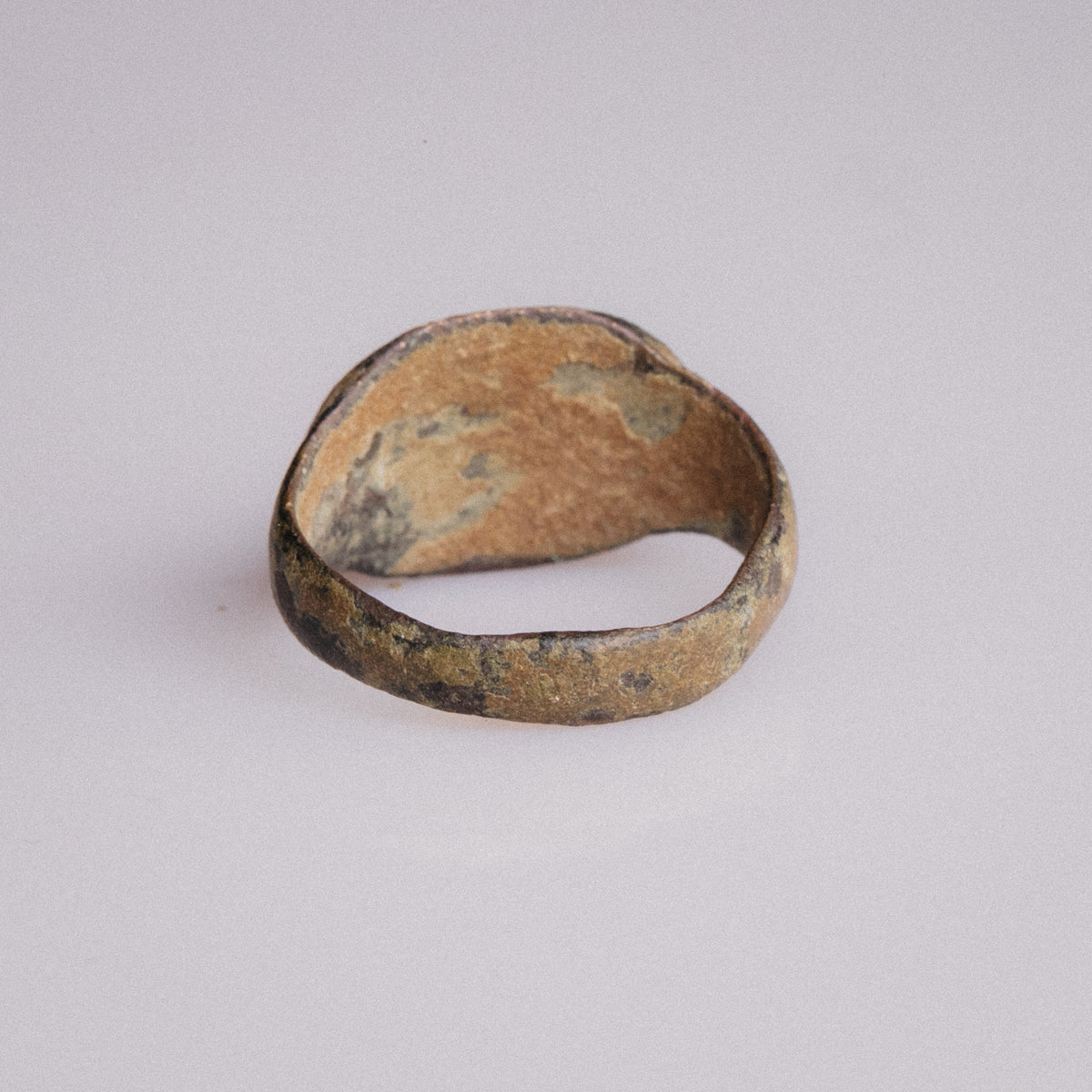 Early Medieval Bronze Ring with Punched Dot Bezel - 'Byzantion' (6th–11th CE) — view 4