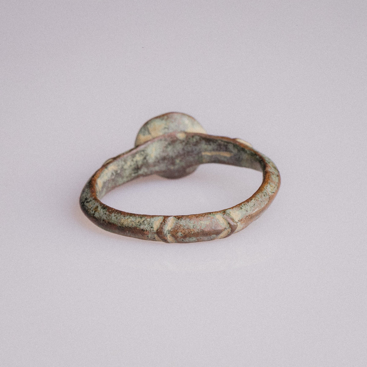 Early Medieval Bronze Star Signet Ring – 'Turritus' (8th–10th CE) — view 7