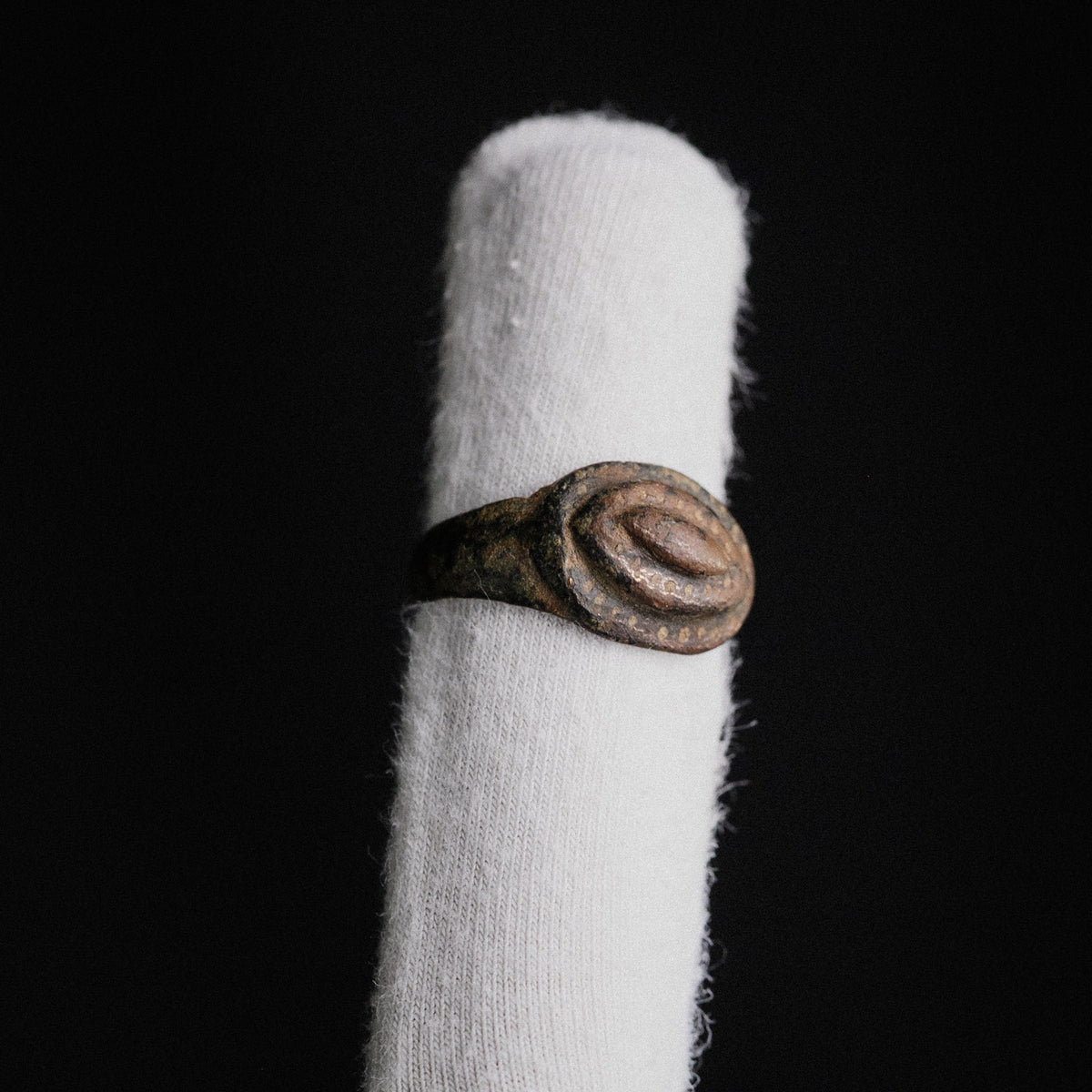 Early Medieval Bronze Ring with Punched Dot Bezel - 'Byzantion' (6th–11th CE) — view 11