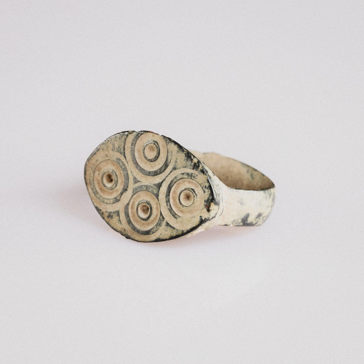 Roman Bronze Ring - 'Quartus' (3rd–5th c. CE) EU 53 / US 6.5