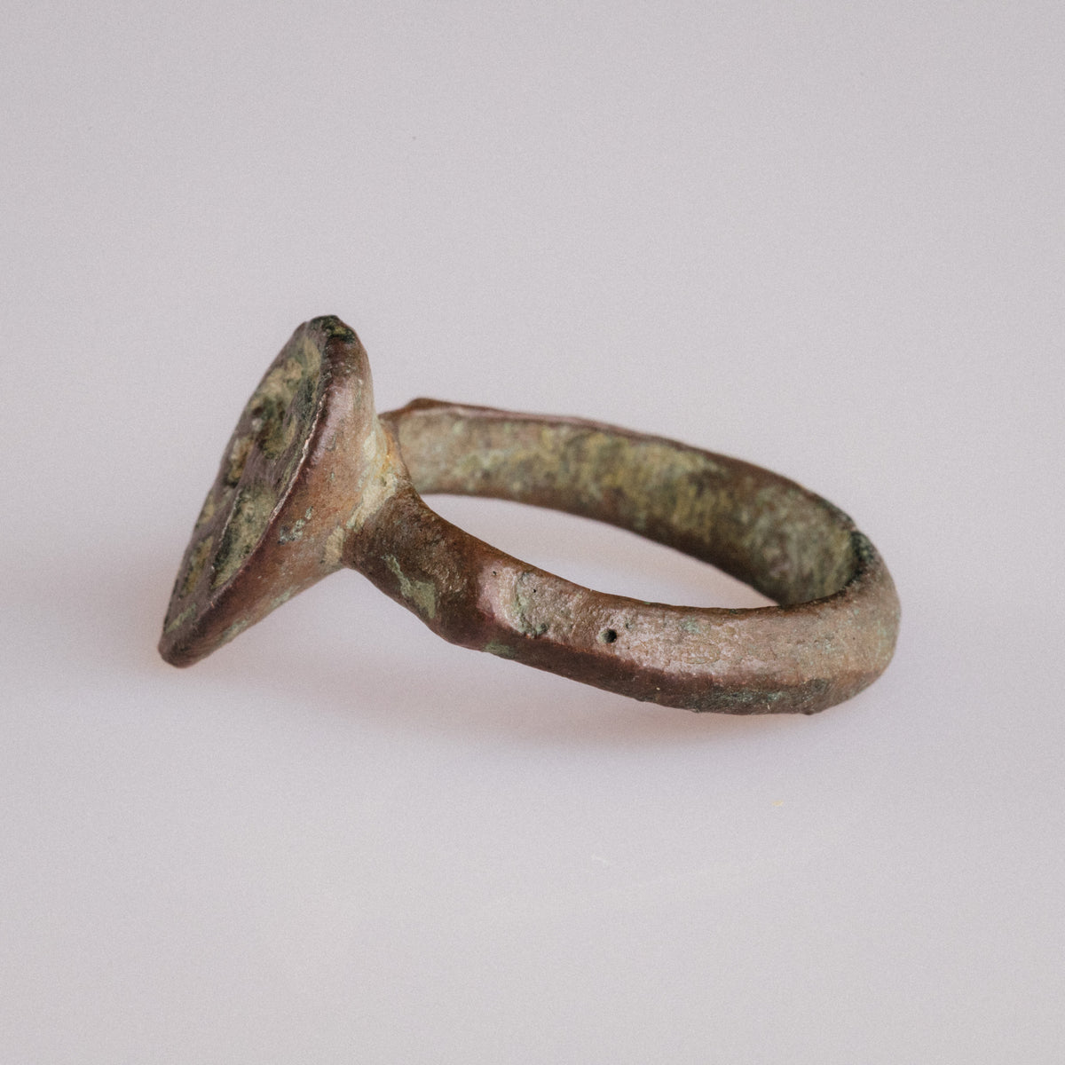 Medieval Bronze Ring - 'Vetka' (12th–14th c. CE) EU 51 / US 5.75