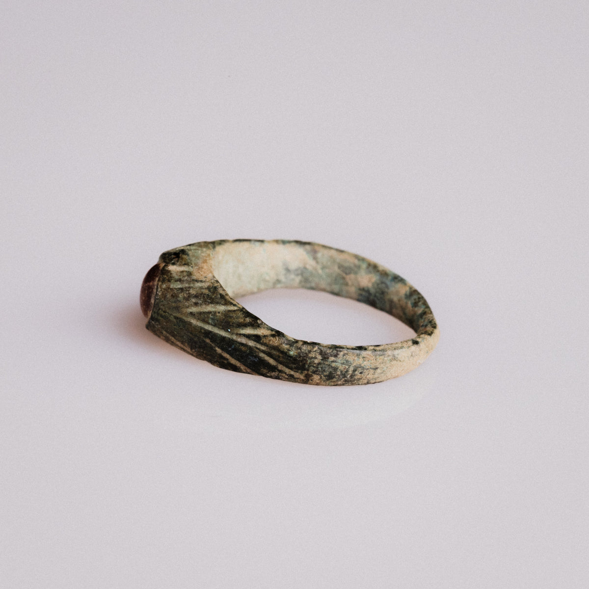 Medieval Bronze Ring - 'Vetrona' (12th–14th c. CE) EU 46 / US 3.75