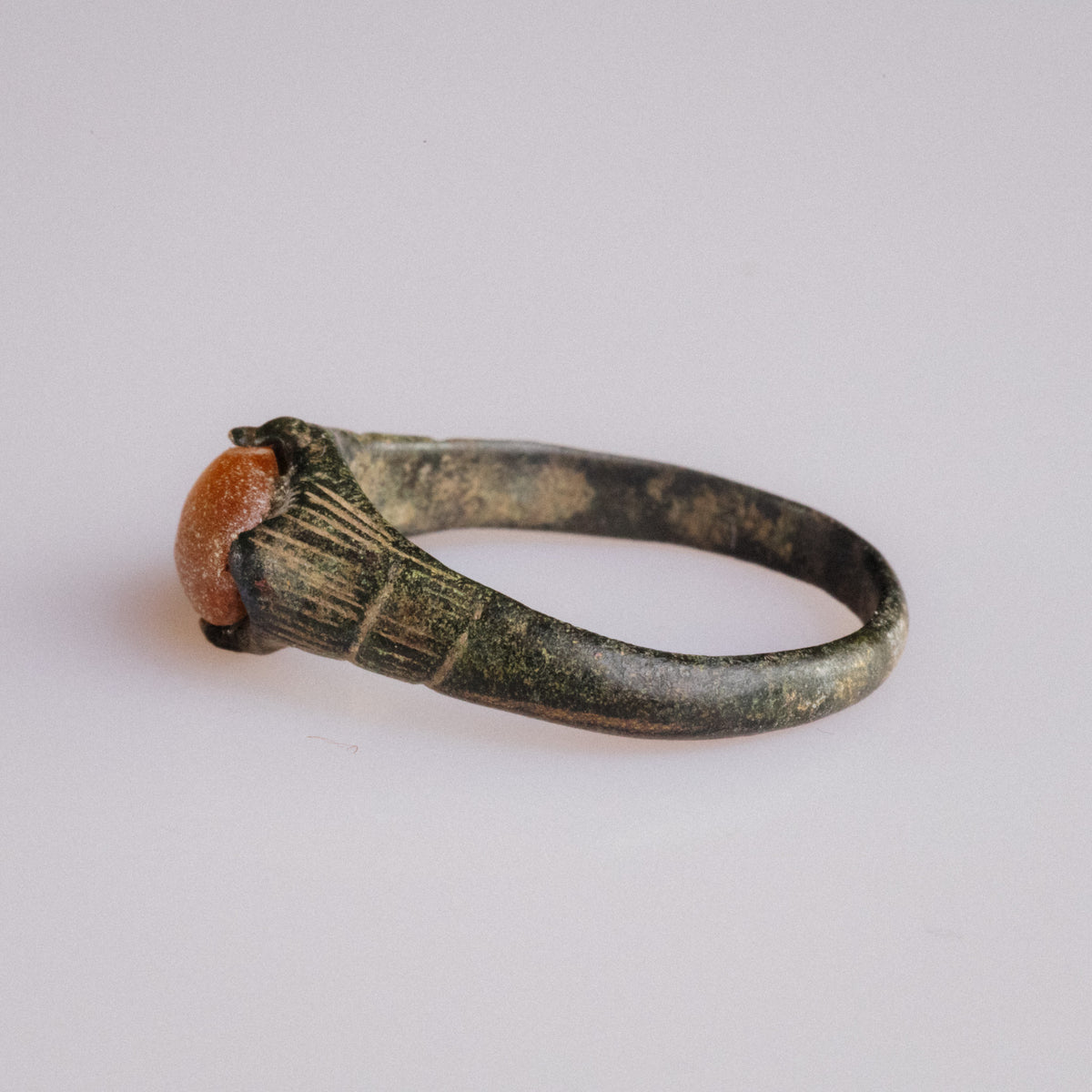 Medieval Bronze Ring - 'Vukmir' (12th–14th c. CE) EU 62 / US 10