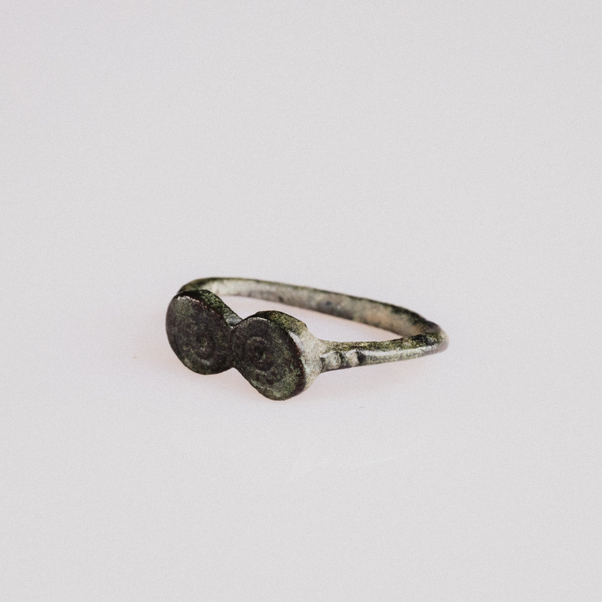 Roman Bronze Ring - 'Geminus' (3rd–5th c. CE) EU 47 / US 4