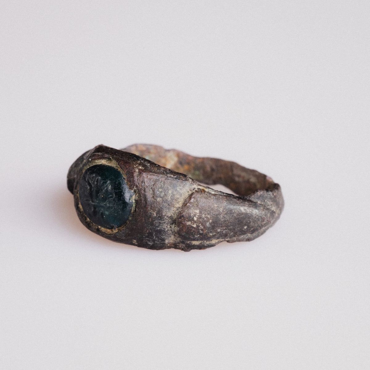 Roman Bronze Ring - 'Volusenus' (2nd–3rd c. CE) EU 59 / US 8.75