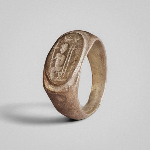 Roman Silver Ring - 'Solaris' (1st–3rd c. CE) EU 48 / US 4.5