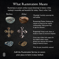 Aurora Antiqua restoration service — before and after examples