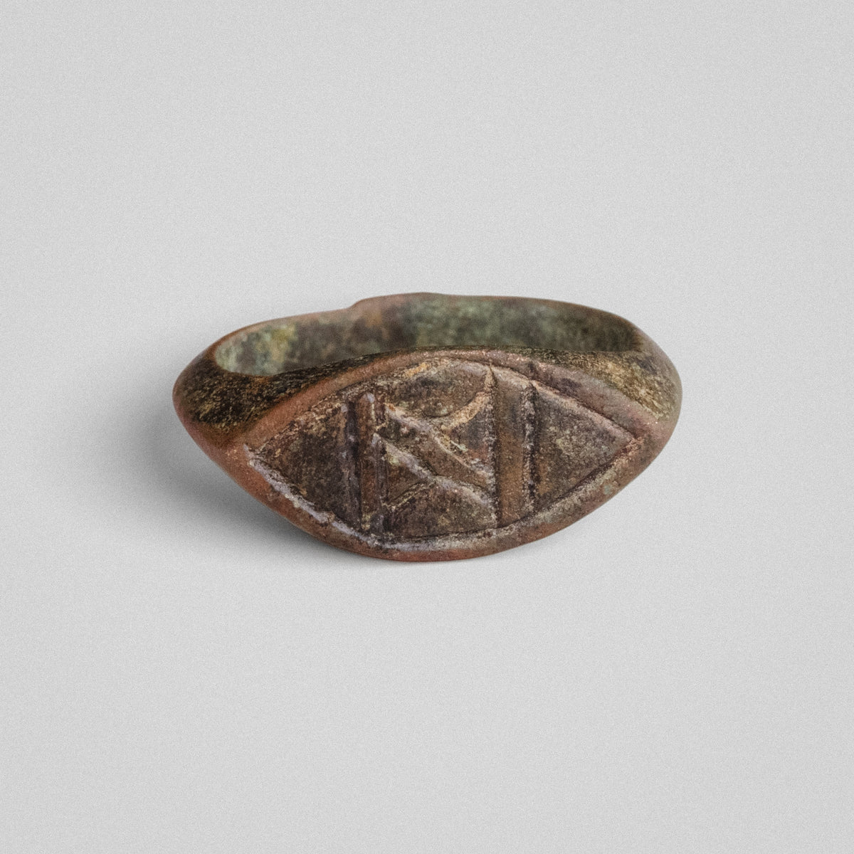 Byzantine Bronze Ring - 'Doukas' (5th–13th c. CE) EU 59.5 / US 9