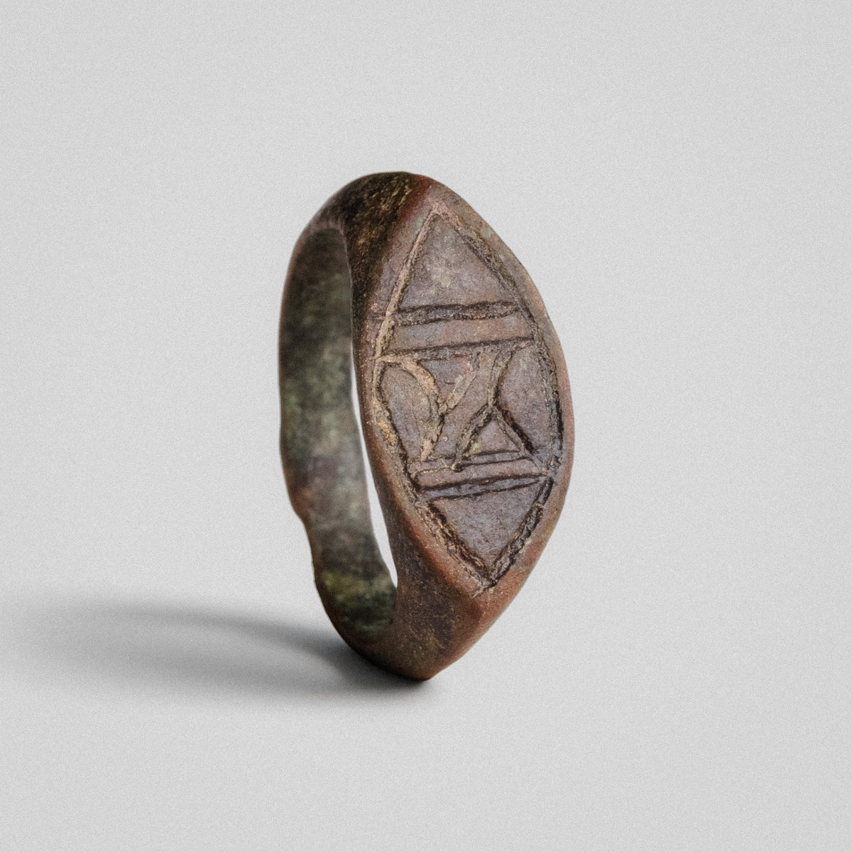 Byzantine Bronze Ring - 'Doukas' (5th–13th c. CE) EU 59.5 / US 9