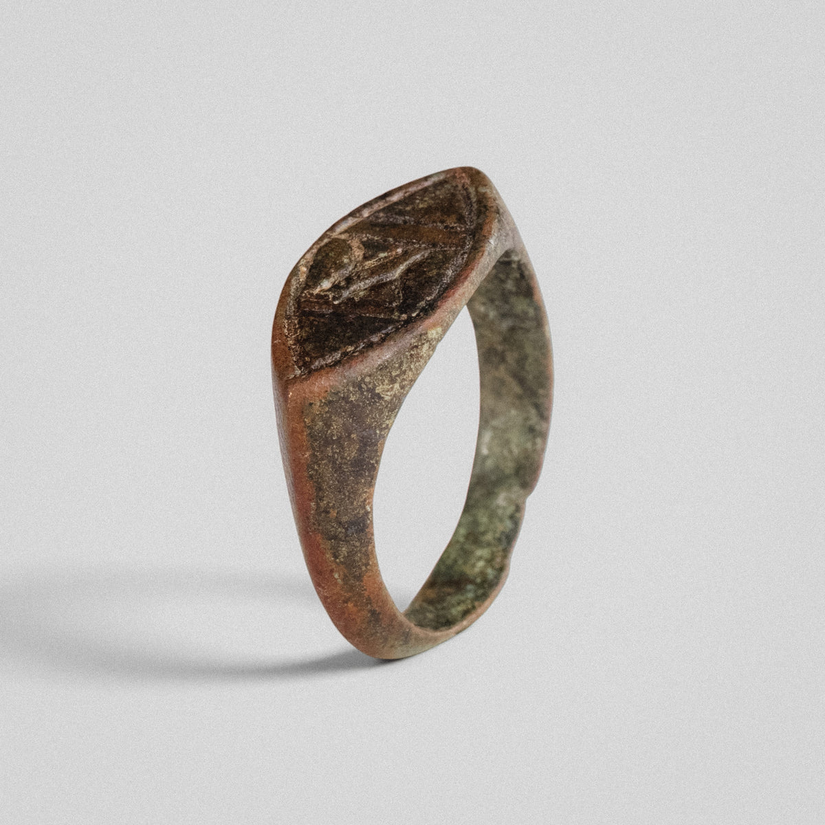 Byzantine Bronze Ring - 'Doukas' (5th–13th c. CE) EU 59.5 / US 9