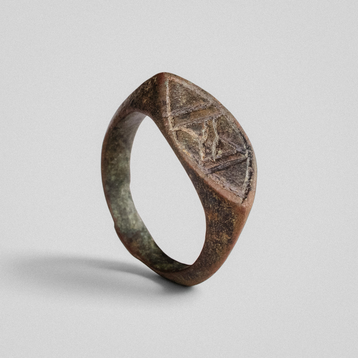 Byzantine Bronze Ring - 'Doukas' (5th–13th c. CE) EU 59.5 / US 9