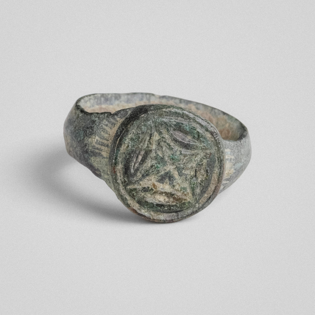 Byzantine Bronze Ring - 'Kalothea' (10th–13th c. CE) EU 48 / US 4.5