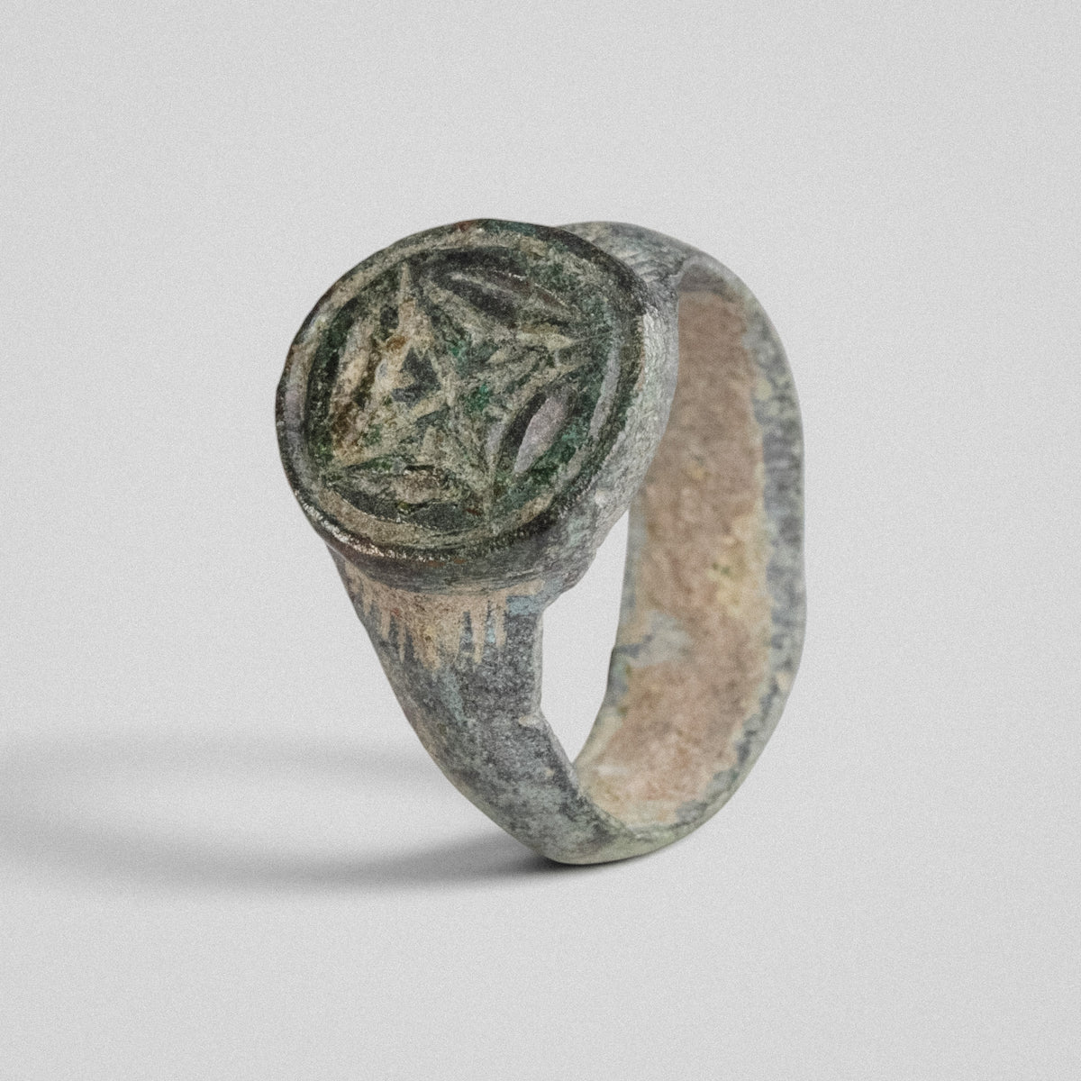 Byzantine Bronze Ring - 'Kalothea' (10th–13th c. CE) EU 48 / US 4.5