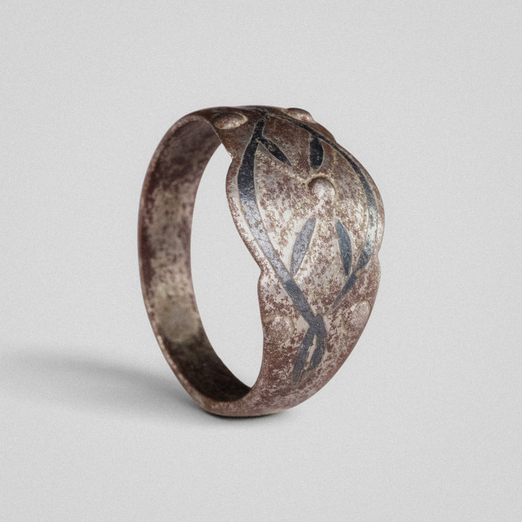 Byzantine Silver Ring - 'Chryselia' (4th–7th c. CE) EU 64 / US 10.75