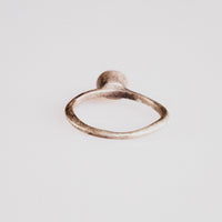 Byzantine silver ring Iesous rear view of bezel disc soldered to shoulders