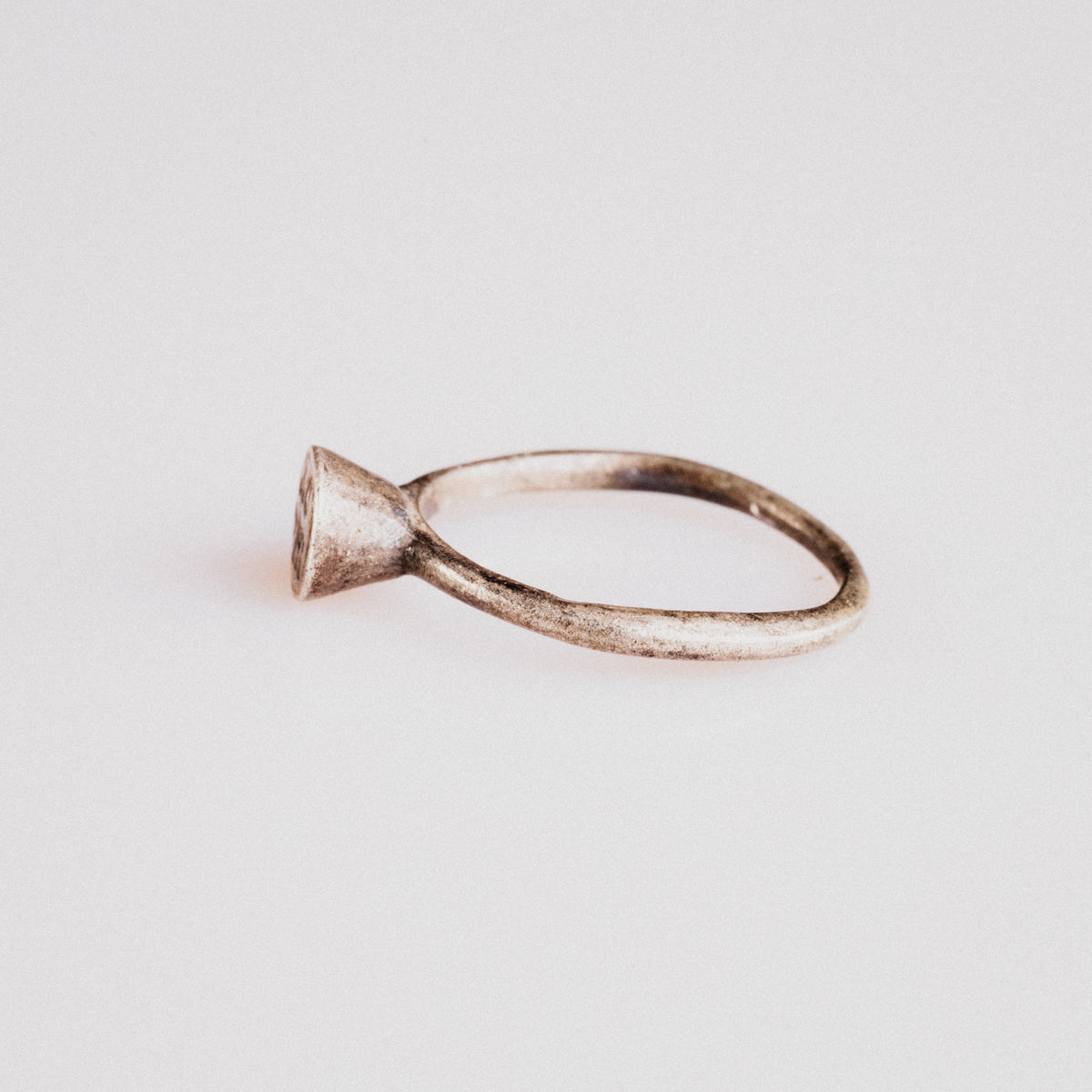 Byzantine Silver Ring - 'Iesous' (7th–10th c. CE) EU 53 / US 6.5