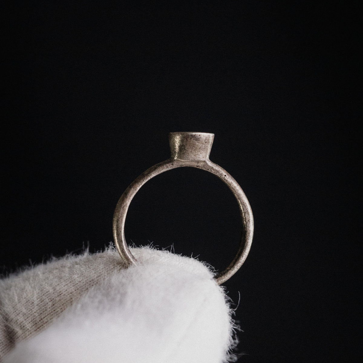 Byzantine Silver Ring - 'Iesous' (7th–10th c. CE) EU 53 / US 6.5
