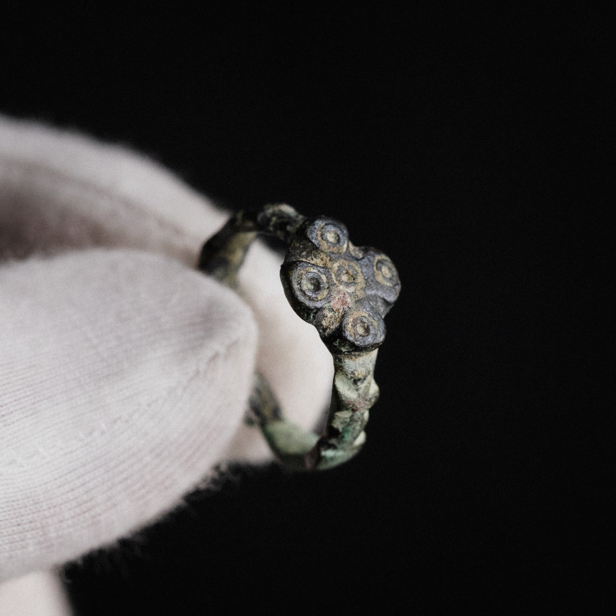 Medieval Bronze Ring - 'Quintus' (11th–14th c. CE) EU 53 / US 6.5