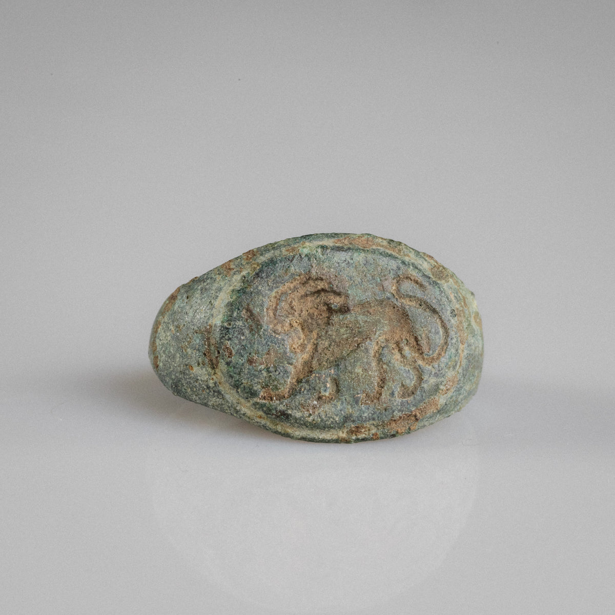 Roman Bronze Ring - 'Leonis' (2nd–3rd c. CE) EU 55 / US 7.25