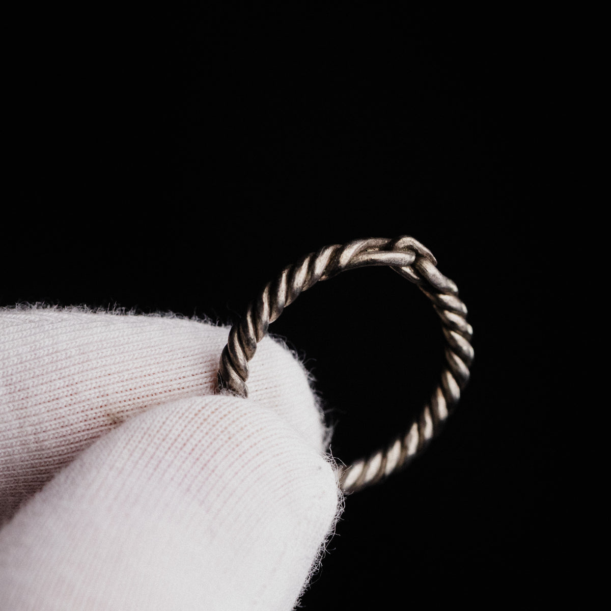 Medieval Nordic Silver Ring - 'Hravnar' (9th–12th c. CE) EU 57 / US 8