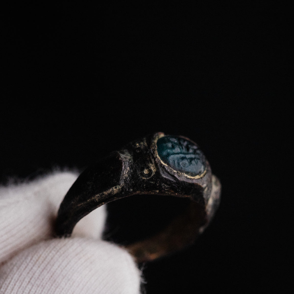 Roman Bronze Ring - 'Volusenus' (2nd–3rd c. CE) EU 59 / US 8.75
