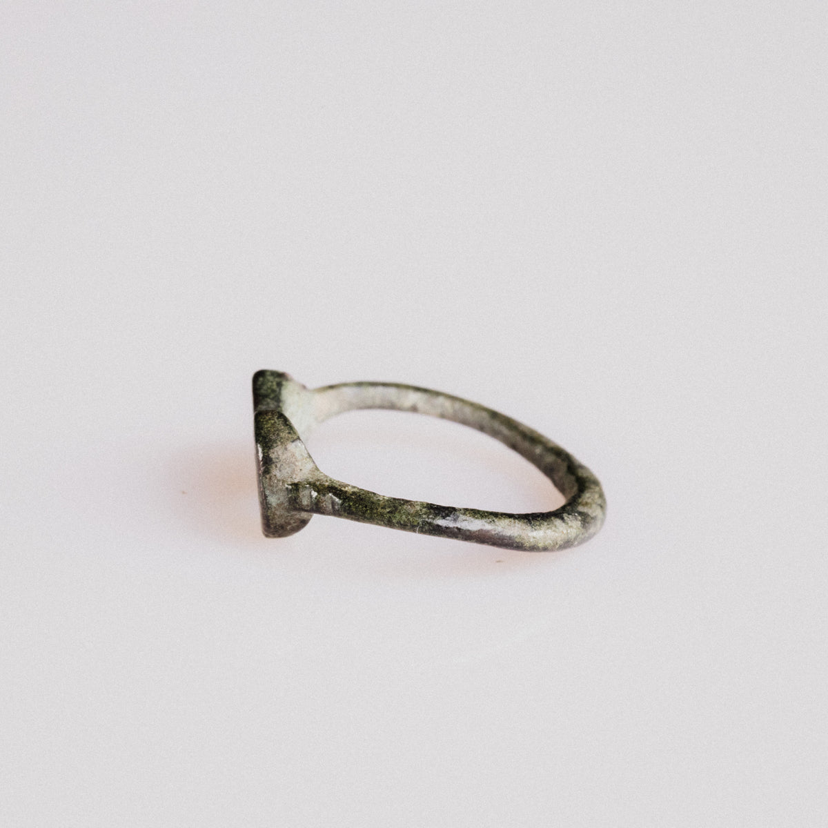 Roman Bronze Ring - 'Geminus' (3rd–5th c. CE) EU 47 / US 4